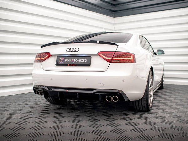 Audi - A5 8T Facelift (Version with dual exhausts on both sides): Maxton Rear Diffuser