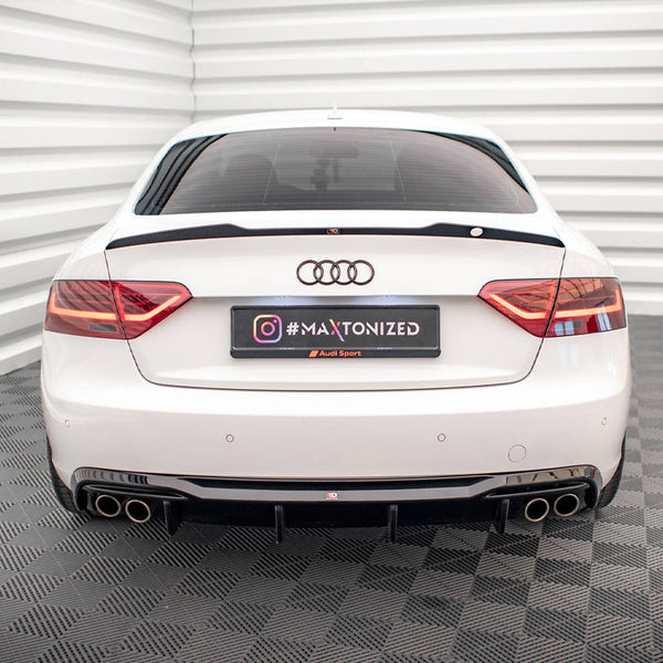 Audi - A5 8T Facelift (Version with dual exhausts on both sides): Maxton Rear Diffuser