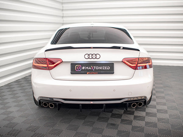 Audi - A5 8T Facelift (Version with dual exhausts on both sides): Maxton Rear Diffuser
