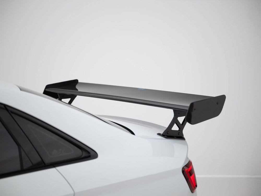 Audi - A3 / A3 S Line / S3 / RS3 Sedan 8V / 8V Facelift: Maxton Carbon Spoiler With External Brackets Uprights