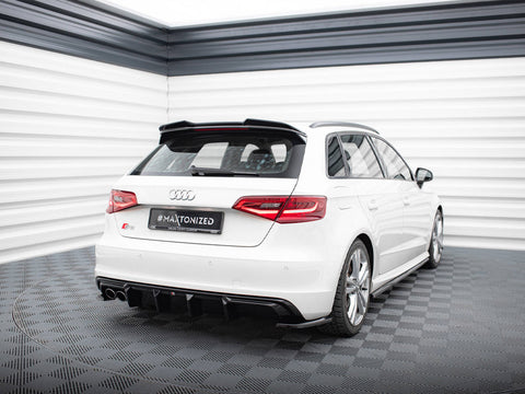 Audi - A3 S Line Sportback 8V (Version with dual exhausts tips on one side): Maxton Rear Diffuser