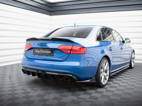 Audi - A4 S Line Sedan / Avant B8 (Version with single exhaust tips on both sides): Maxton Rear Diffuser