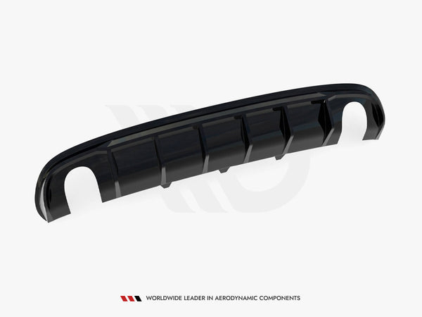 Audi - A4 S Line Sedan / Avant B8 (Version with single exhaust tips on both sides): Maxton Rear Diffuser