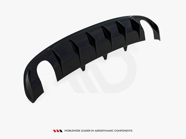 Audi - A4 S Line Sedan / Avant B8 (Version with single exhaust tips on both sides): Maxton Rear Diffuser