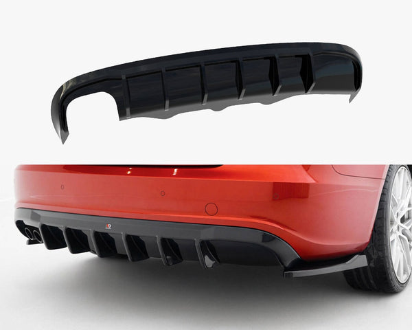Audi - A5 S Line Sportback 8T (Version with dual exhaust tips on one side): Maxton Rear Diffuser