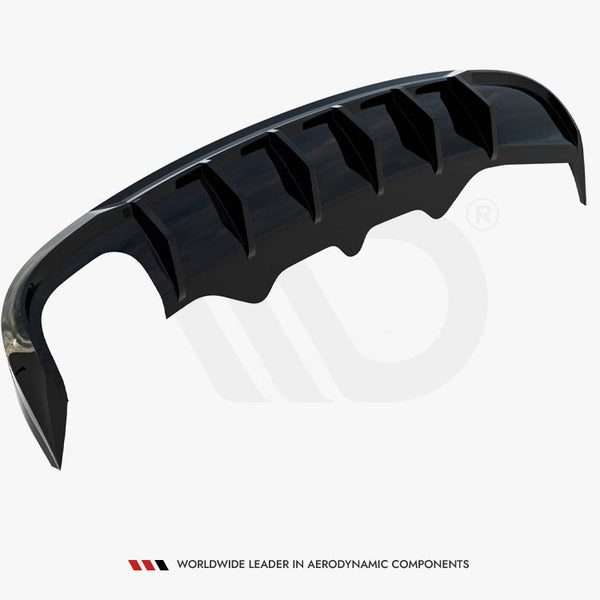 Audi - A5 S Line Sportback 8T (Version with dual exhaust tips on one side): Maxton Rear Diffuser