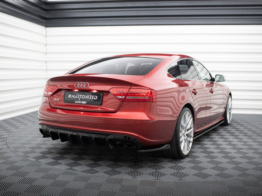 Audi - S5 / A5 S Line Sportback 8T: Maxton Rear Side Splitters
