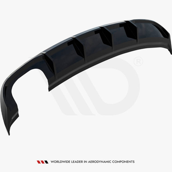 Audi - A3 Sedan 8V Facelift (Version with dual exhaust tips on one side): Maxton Rear Diffuser