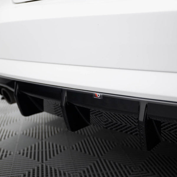 Audi - A3 Sedan 8V Facelift (Version with single exhaust tips on both sides): Maxton Rear Diffuser