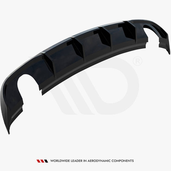 Audi - A3 Sedan 8V Facelift (Version with single exhaust tips on both sides): Maxton Rear Diffuser