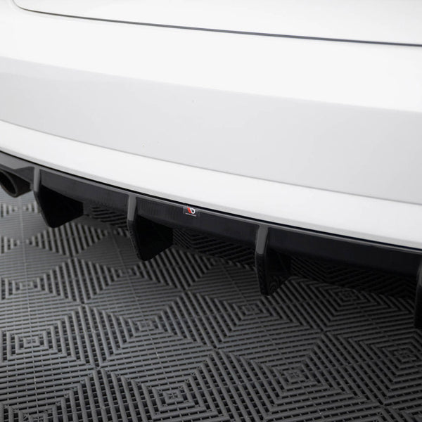 Audi - A3 Sedan 8V Facelift (Version with single exhaust tips on one side): Maxton Rear Diffuser
