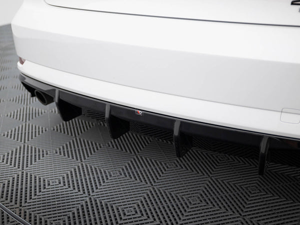 Audi - A3 Sedan 8V Facelift (Version with single exhaust tips on one side): Maxton Rear Diffuser