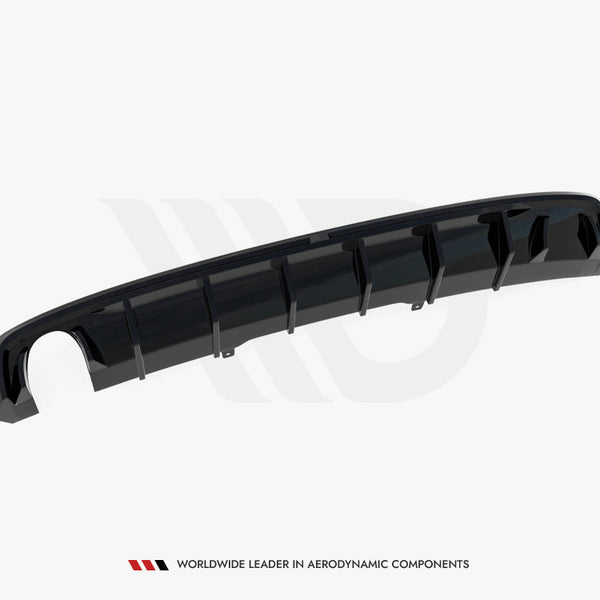 Audi - A4 S Line B9 (Version with single exhaust tip on one side): Maxton Rear Diffuser V1