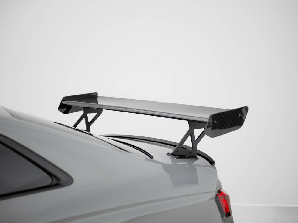 Audi - A5 / A5 S Line / S5 / RS5 Coupe F5 / F5 Facelift: Maxton Carbon Spoiler With External Brackets Uprights V1