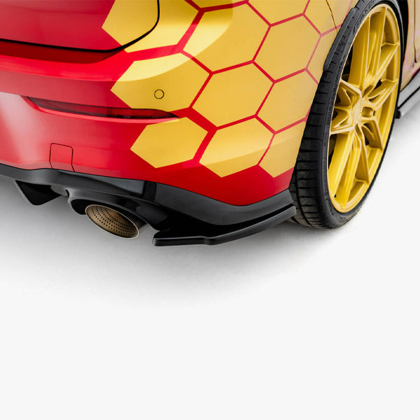 VW - Golf GTI Clubsport MK8 Facelift: Maxton Rear Side Splitters V2
