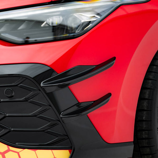 VW - Golf GTI Clubsport MK8 Facelift: Maxton Front Bumper Wings (Canards)
