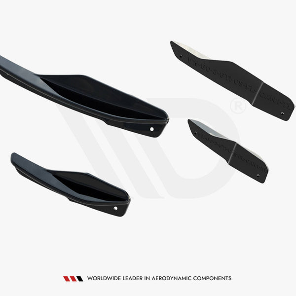 VW - Golf GTI Clubsport MK8 Facelift: Maxton Front Bumper Wings (Canards)