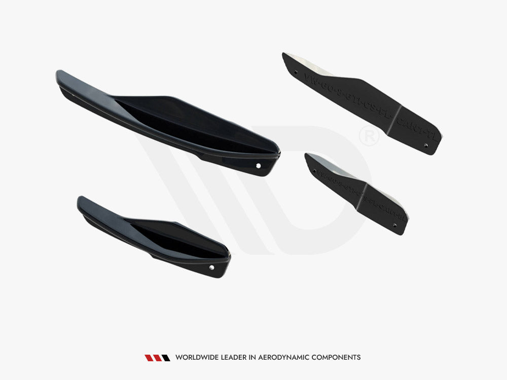 VW - Golf GTI Clubsport MK8 Facelift: Maxton Front Bumper Wings (Canards)