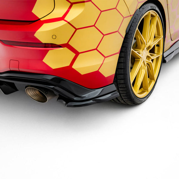VW - Golf GTI Clubsport MK8 Facelift: Maxton Rear Side Splitters V3