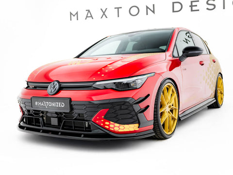 VW - Golf GTI Clubsport MK8 Facelift: Maxton Front Splitter V2