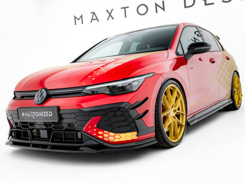 VW - Golf GTI Clubsport MK8 Facelift: Maxton Front Splitter V1