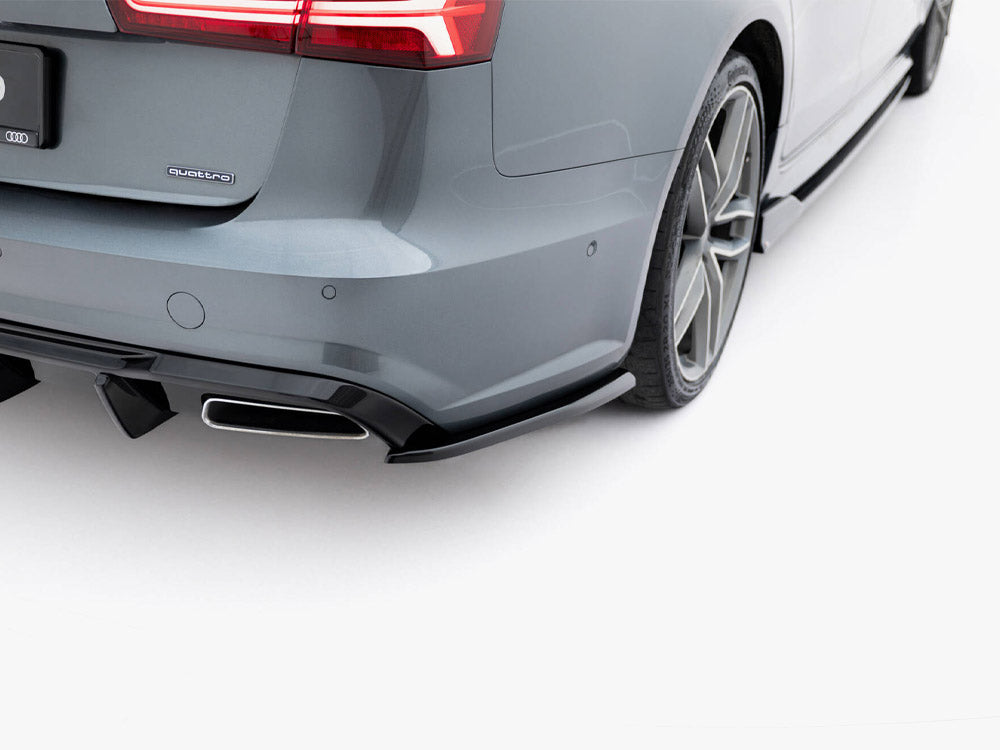 Audi - S6 / A6 S Line / A6 C7 Facelift: Maxton Rear Side Splitters V3