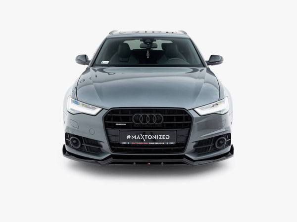 Audi - A6 / A6 C7 S Line / S6 C7 Facelift: Maxton Front Splitter V3