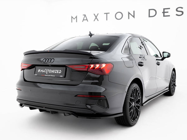 Audi - A3 Sedan 8Y: Maxton Rear Splitter (Vertical Bars)