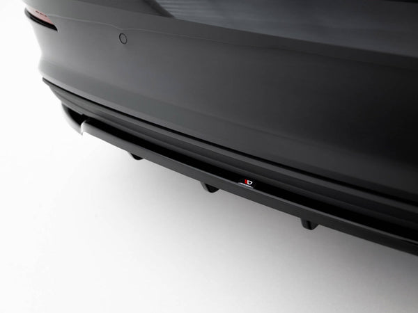 Audi - A3 Sedan 8Y: Maxton Rear Splitter (Vertical Bars)