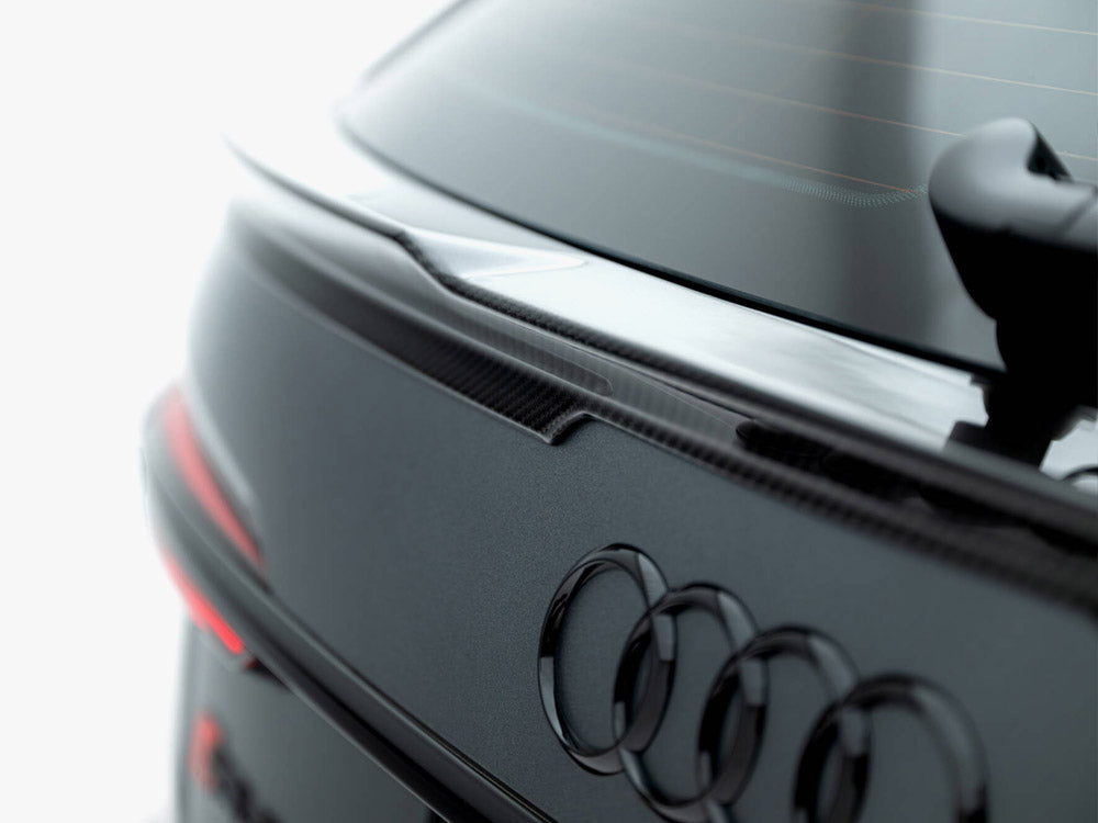Audi - RS6 C8: Maxton Pre-preg Carbon Fibre Tailgate Spoiler (Lower)