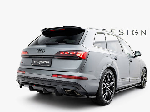Audi - Q7 S Line MK2 Facelift 2: Maxton Rear Splitter (Vertical Bars)