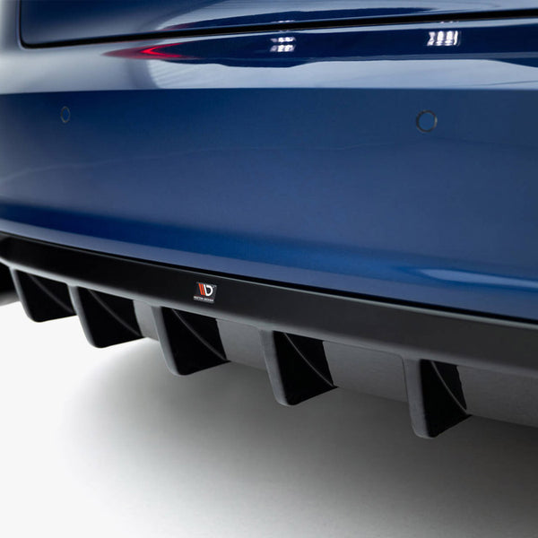 Audi - A3 Sedan 8V (Version with single exhaust tips on one side): Maxton Rear Diffuser