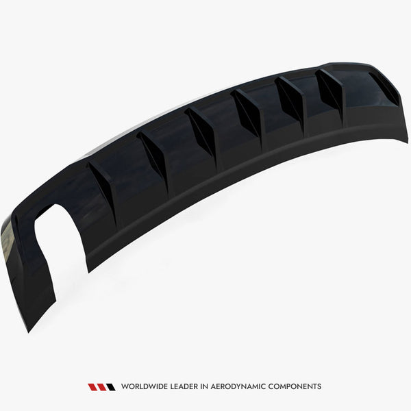 Audi - A3 Sedan 8V (Version with single exhaust tips on one side): Maxton Rear Diffuser