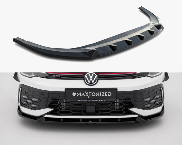 VW - Golf GTI / GTE / R Line MK8 Facelift: Maxton Front Splitter V2