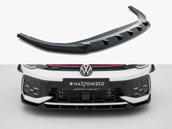VW - Golf GTI / GTE / R Line MK8 Facelift: Maxton Front Splitter V2