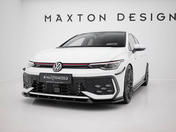 VW - Golf GTI / GTE / R Line MK8 Facelift: Maxton Front Splitter V2