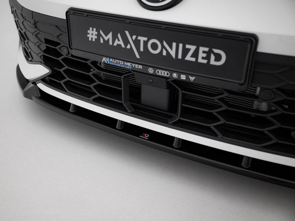 VW - Golf GTI / GTE / R Line MK8 Facelift: Maxton Front Splitter V2