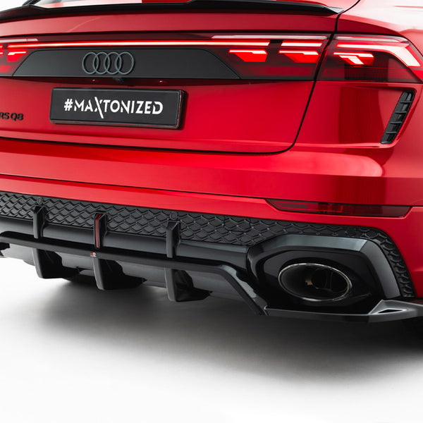 Audi - RSQ8 MK1 Facelift: Maxton Rear Splitter (Vertical Bars)