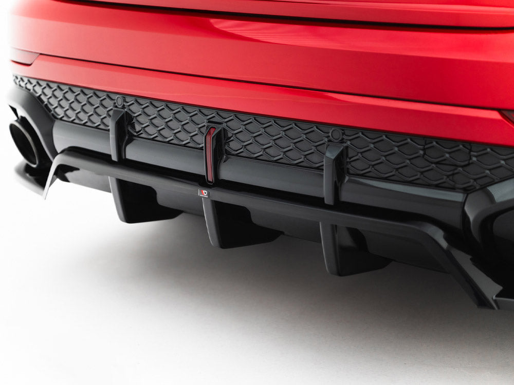 Audi - RSQ8 MK1 Facelift: Maxton Rear Splitter (Vertical Bars)