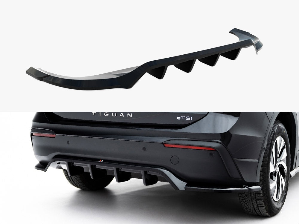VW - Tiguan MK3: Maxton Rear Splitter (Vertical Bars)