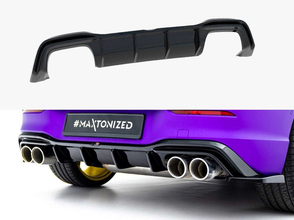 VW - Golf R MK8 Facelift: Maxton Rear Diffuser V2