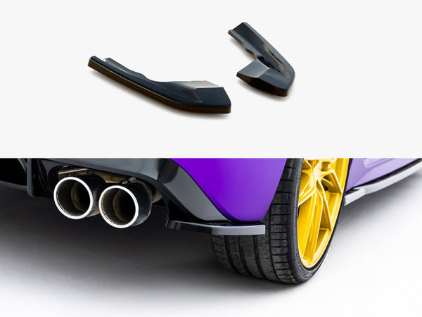 VW - Golf R MK8 Facelift: Maxton Rear Side Splitters V1