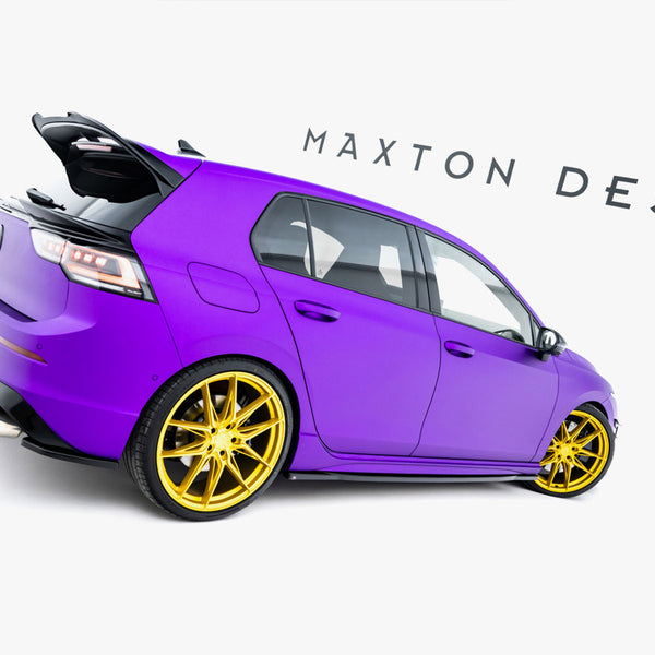 VW - Golf R MK8 Facelift: Maxton Rear Side Splitters V1