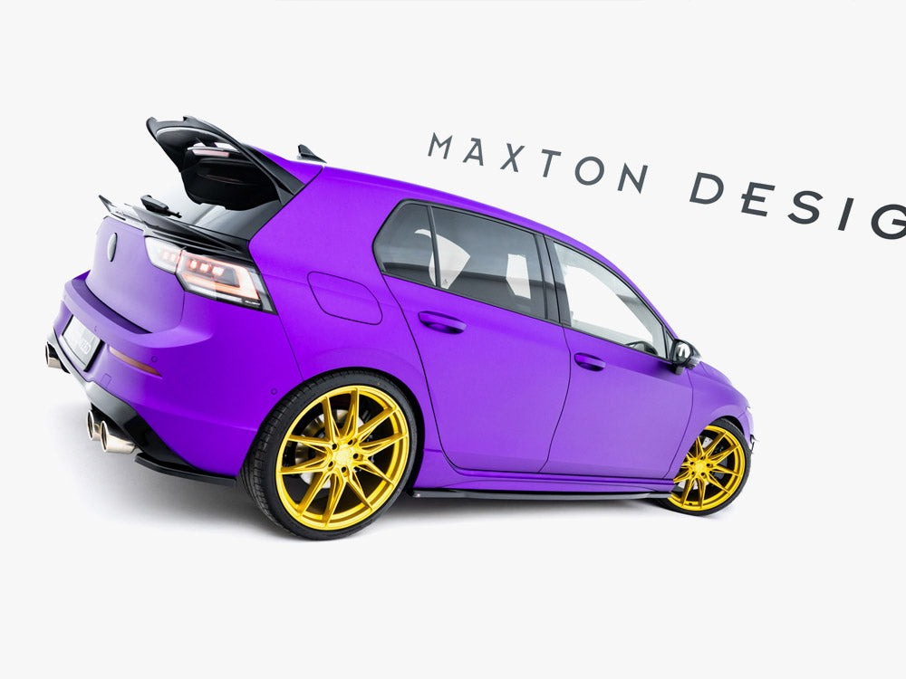 VW - Golf R MK8 Facelift: Maxton Rear Side Splitters V1