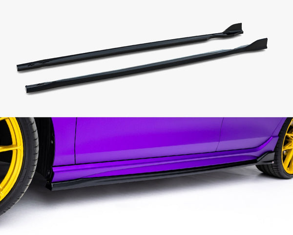 VW - Golf R MK8 / MK8 Facelift: Maxton Side Skirts V4