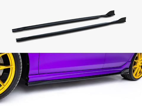 VW - Golf R MK8 / MK8 Facelift: Maxton Side Skirts V4
