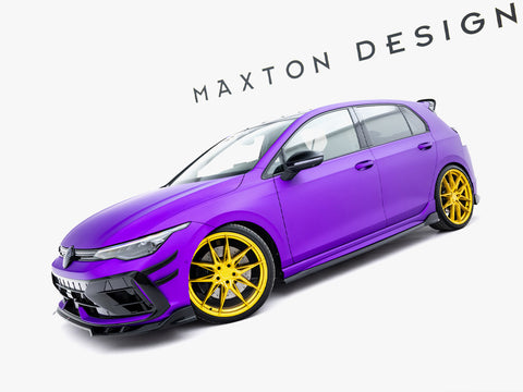 VW - Golf R MK8 / MK8 Facelift: Maxton Side Skirts V4