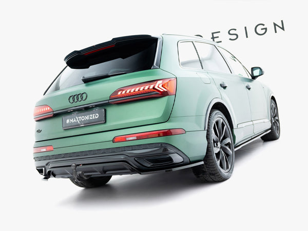 Audi - Q7 S Line MK2 Facelift: Maxton Rear Splitter (Vertical Bars)