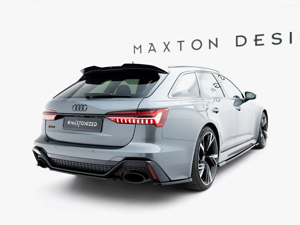 Audi - RS6 C8: Maxton Rear Side Splitters V1