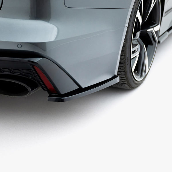 Audi - RS6 C8: Maxton Rear Side Splitters V1